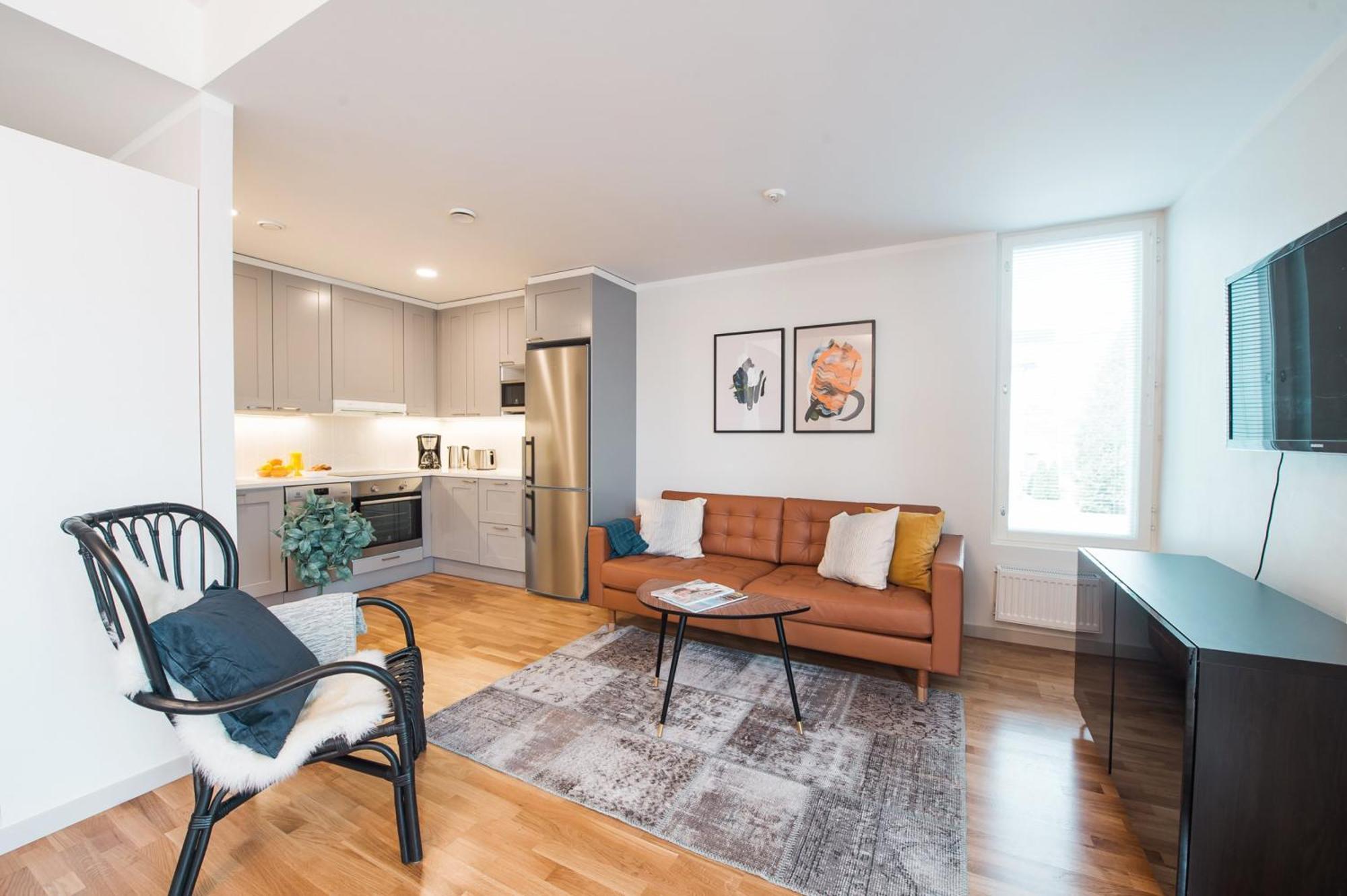 Forenom Serviced Apartments Helsinki Toeoeloe מראה חיצוני תמונה